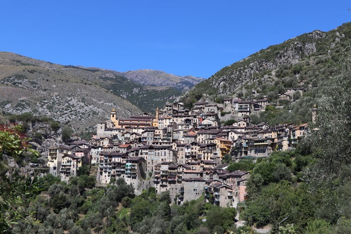 Saorge vue village et montagne 2 _ ©P. BERNARD-LPBVF kopie