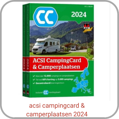 acsi campingcard & camperplaatsen 2024